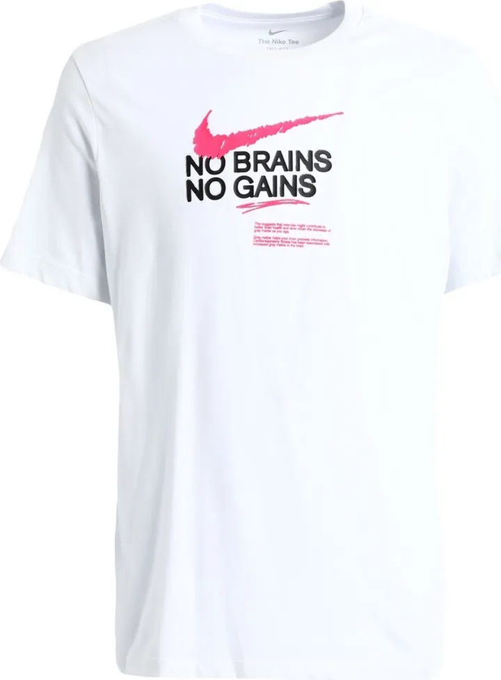 Nike Dri-fit D.y.e. Men's Fitness T-shirt T-shirt White