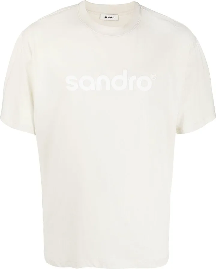 logo-print organic cotton T-shirt