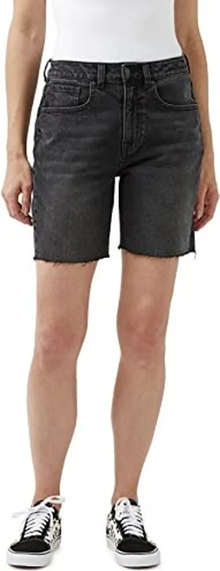 Buffalo David Bitton Women's Maggie Mom Denim Shorts