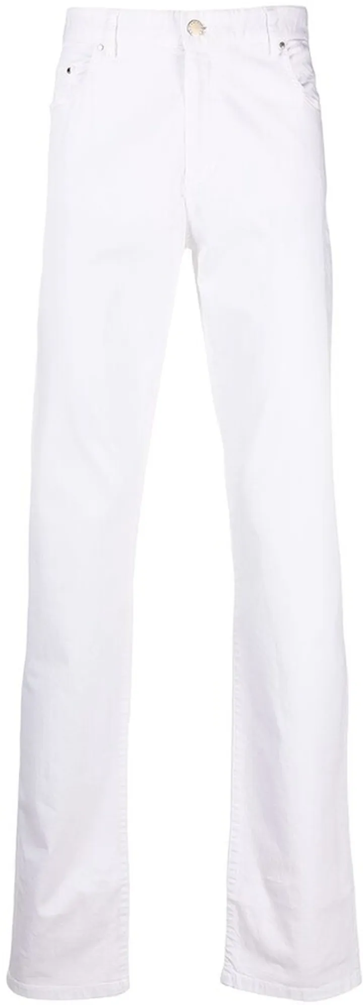 Slim-Cut Five-Pocket Trousers