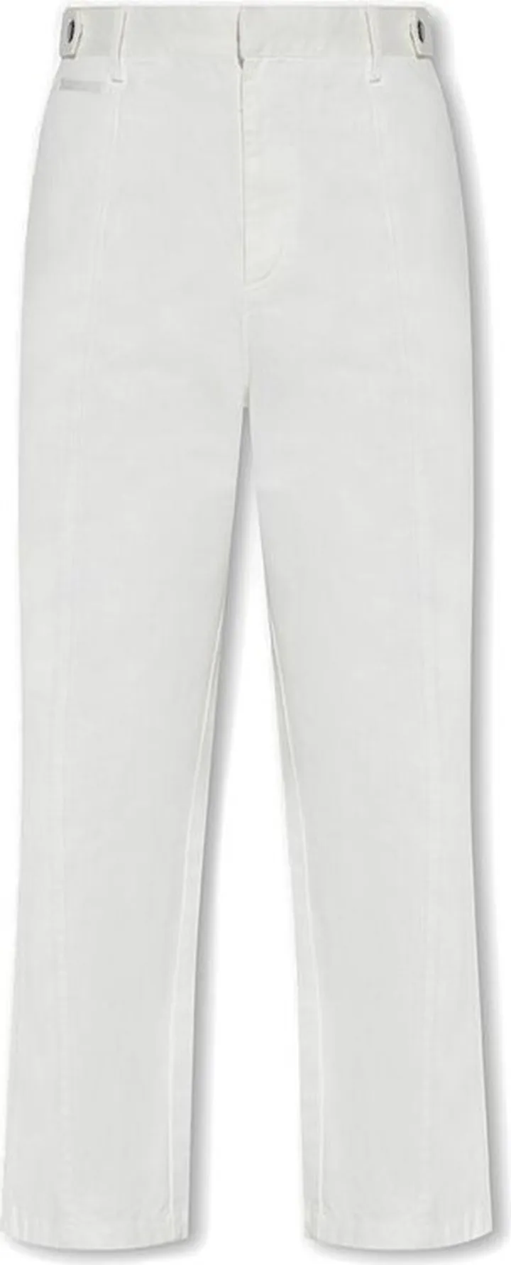 Emporio Armani Logo-Plaque Straight-Leg Trousers
