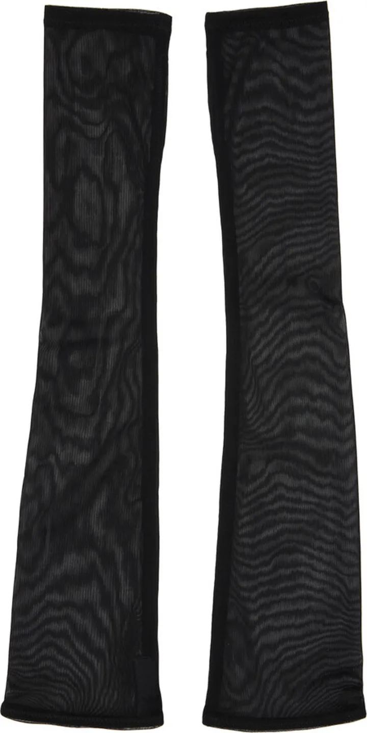 Anna Sui SSENSE Exclusive Black Fingerless Gloves