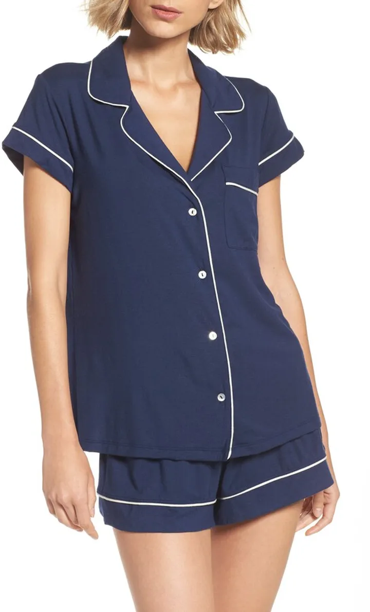 Gisele Jersey Knit Shorty Pajamas