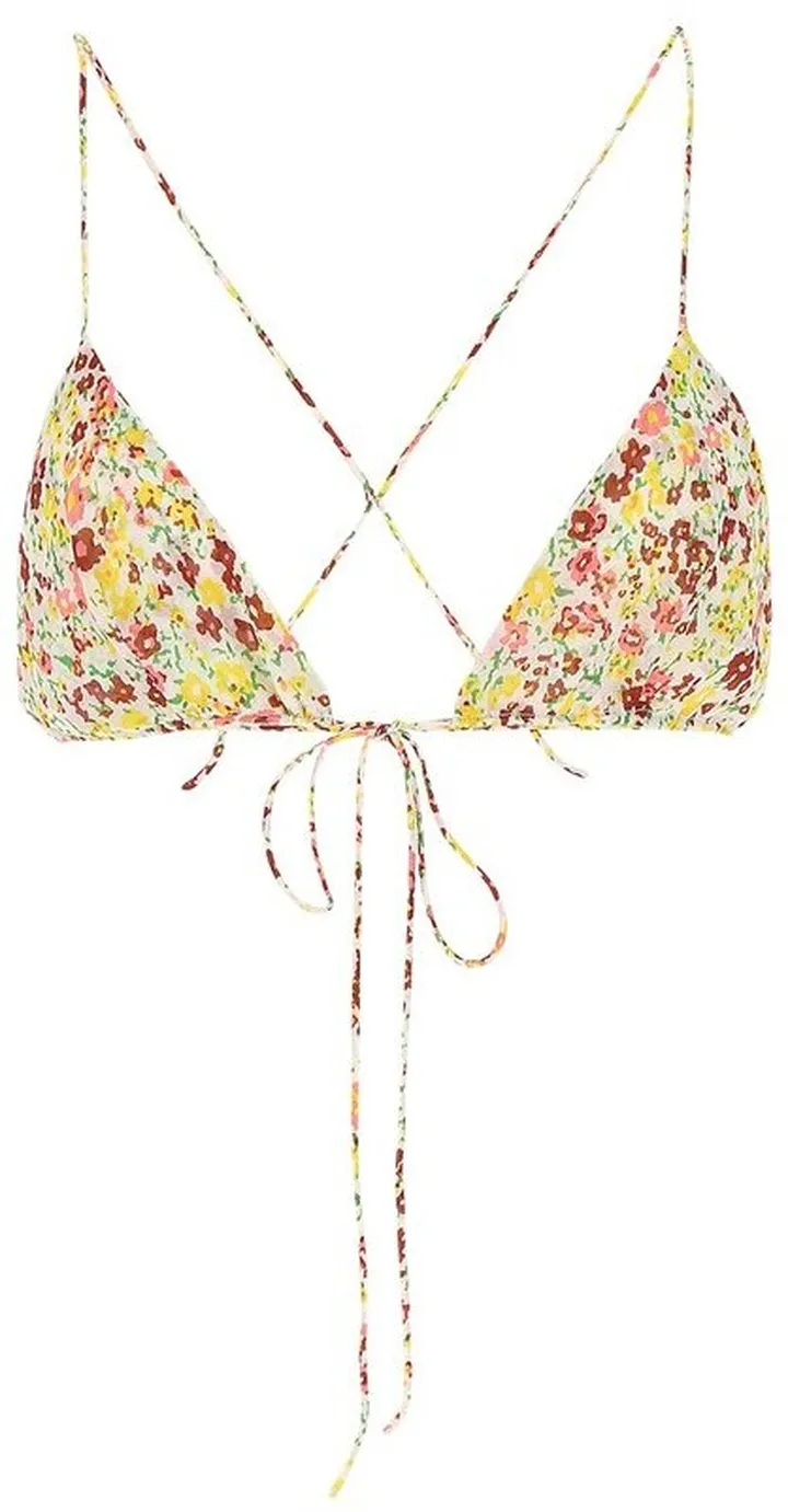 Philosophy Di Lorenzo Serafini All-Over Floral Printed Bikini Top