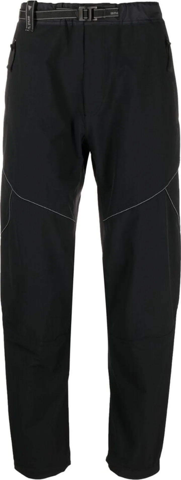Logo-Print Cropped Trousers