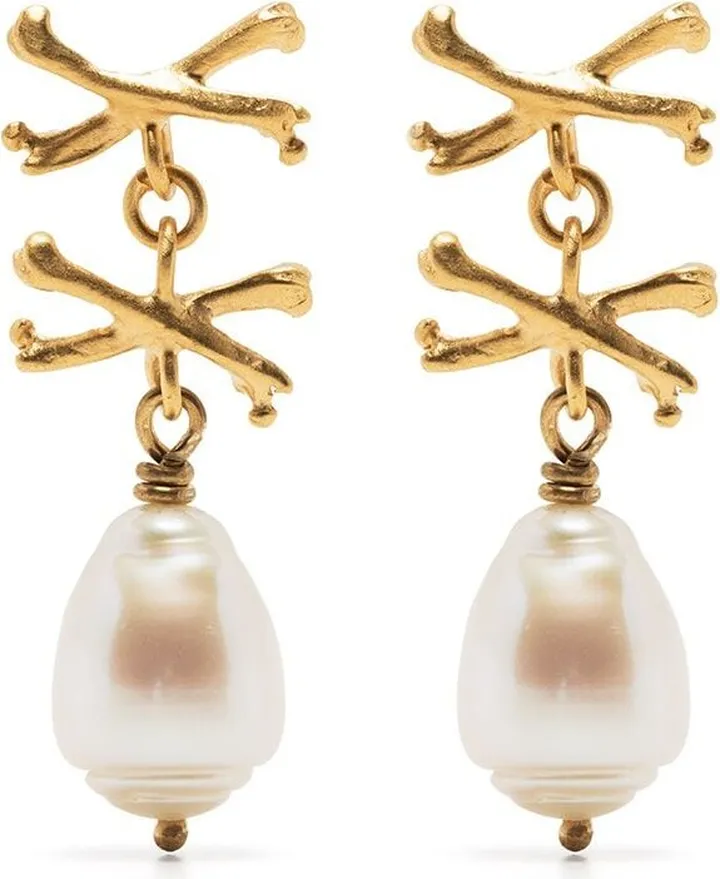 Rumbullion Pearl-Drop Earrings