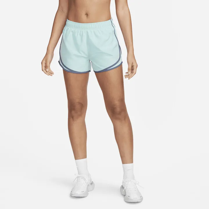 Nike Women's Tempo Brief-Lined Running Shorts in Blue