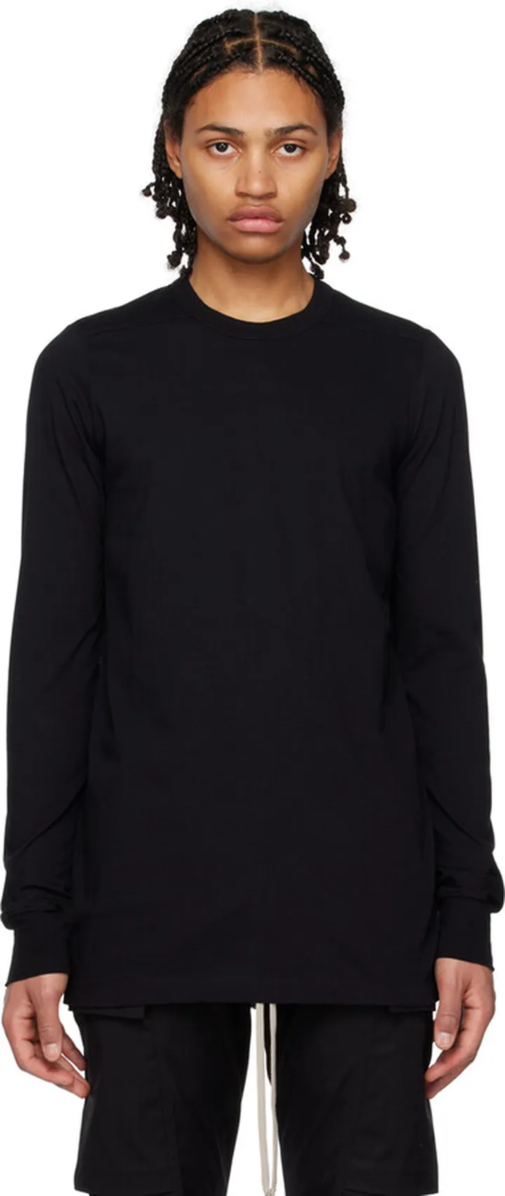 Rick Owens Black Level Long Sleeve T-Shirt