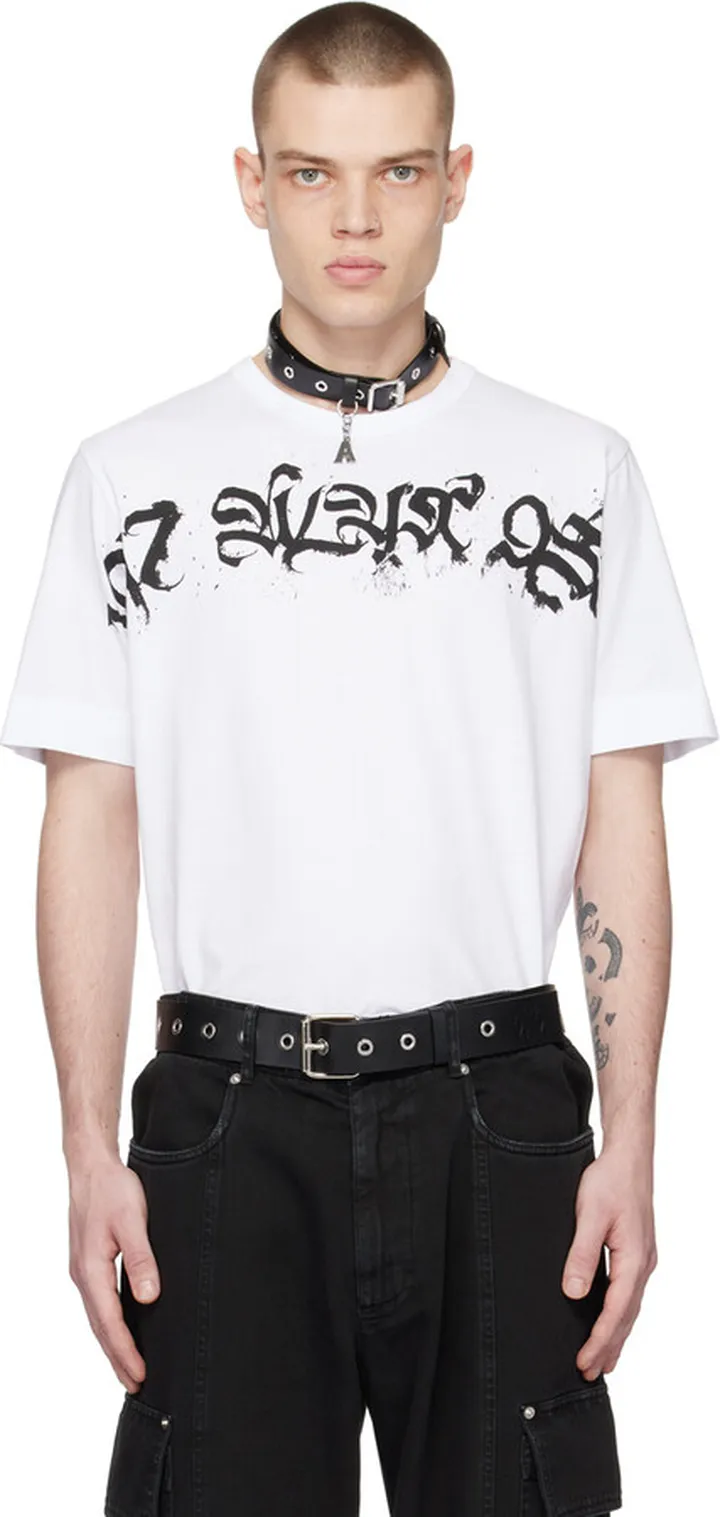 1017 ALYX 9SM White Graphic T-Shirt