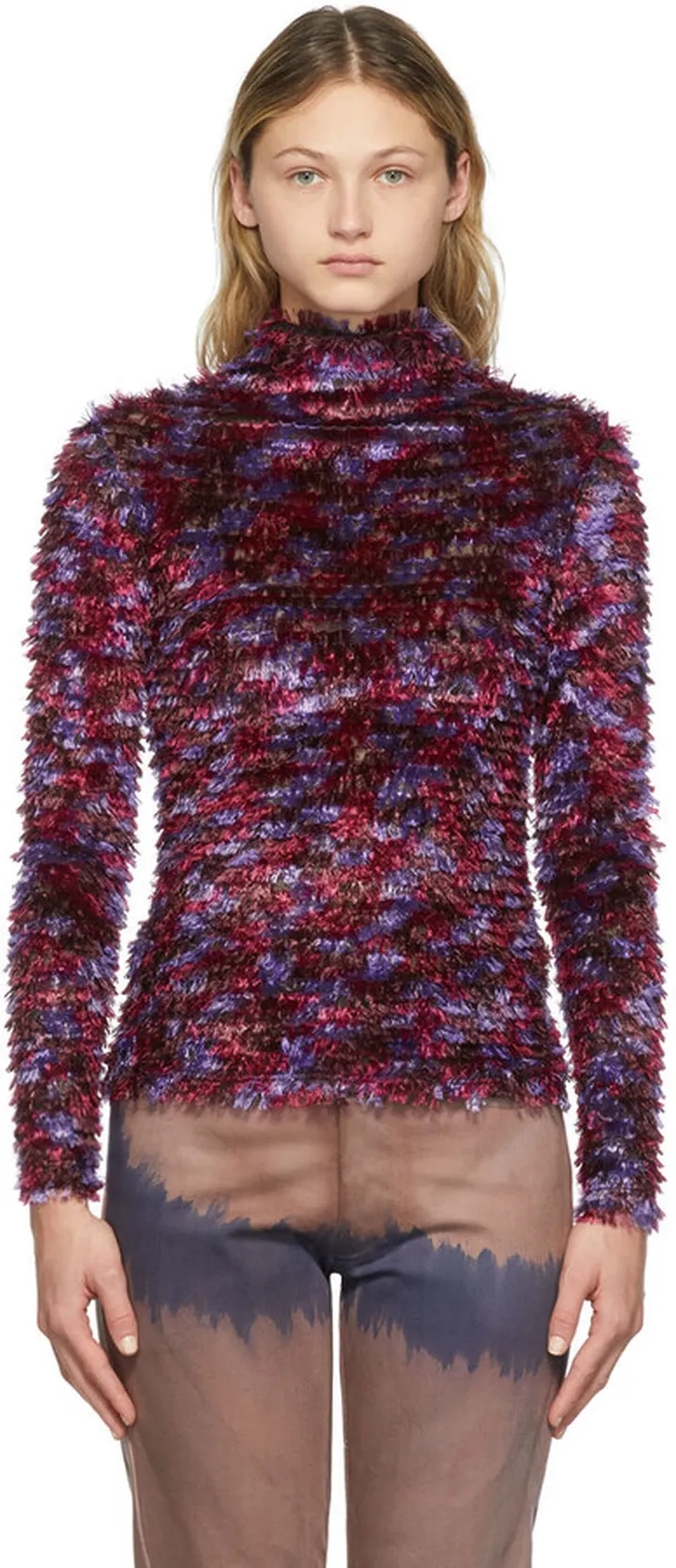 Collina Strada Purple Cardio Nova Turtleneck