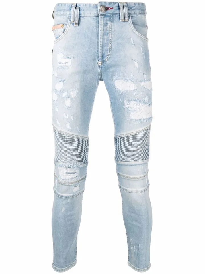 Panelled Skinny Jeans