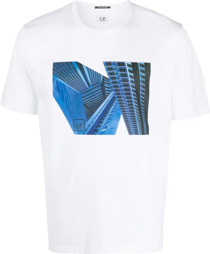 graphic-print cotton T-shirt