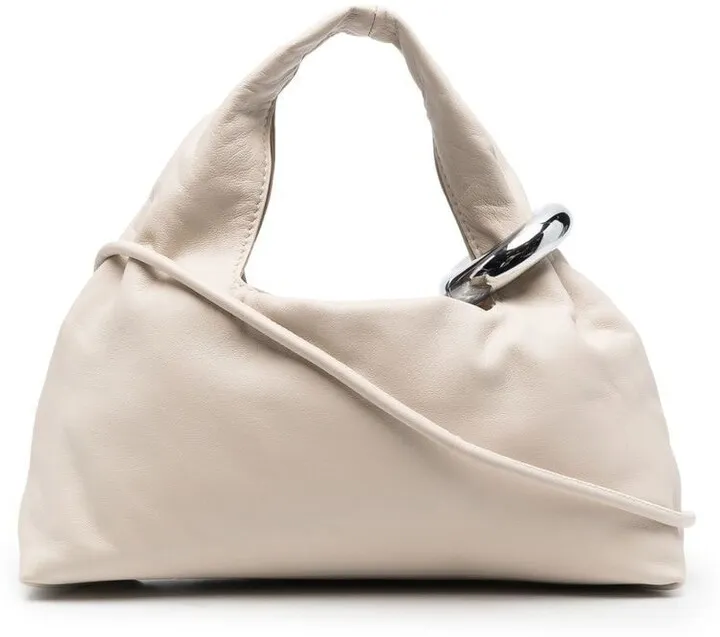 Ring-Hardware Slouch Tote Bag