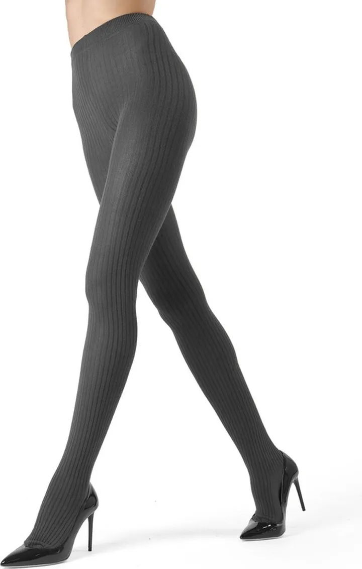MeMoi Women's Boston Ribbed Sweater Tights