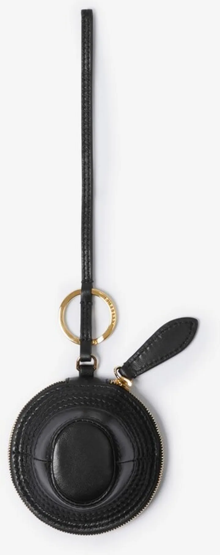 Burberry Leather and Check Hat Charm