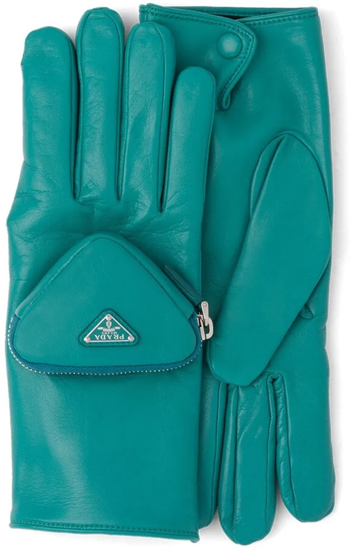 Triangle Logo Pouch-Detail Gloves