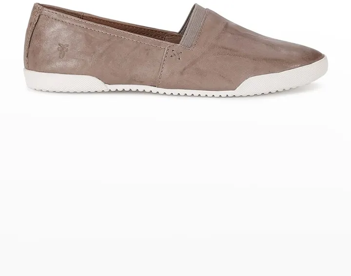 Melanie Leather Slip-On Sneakers