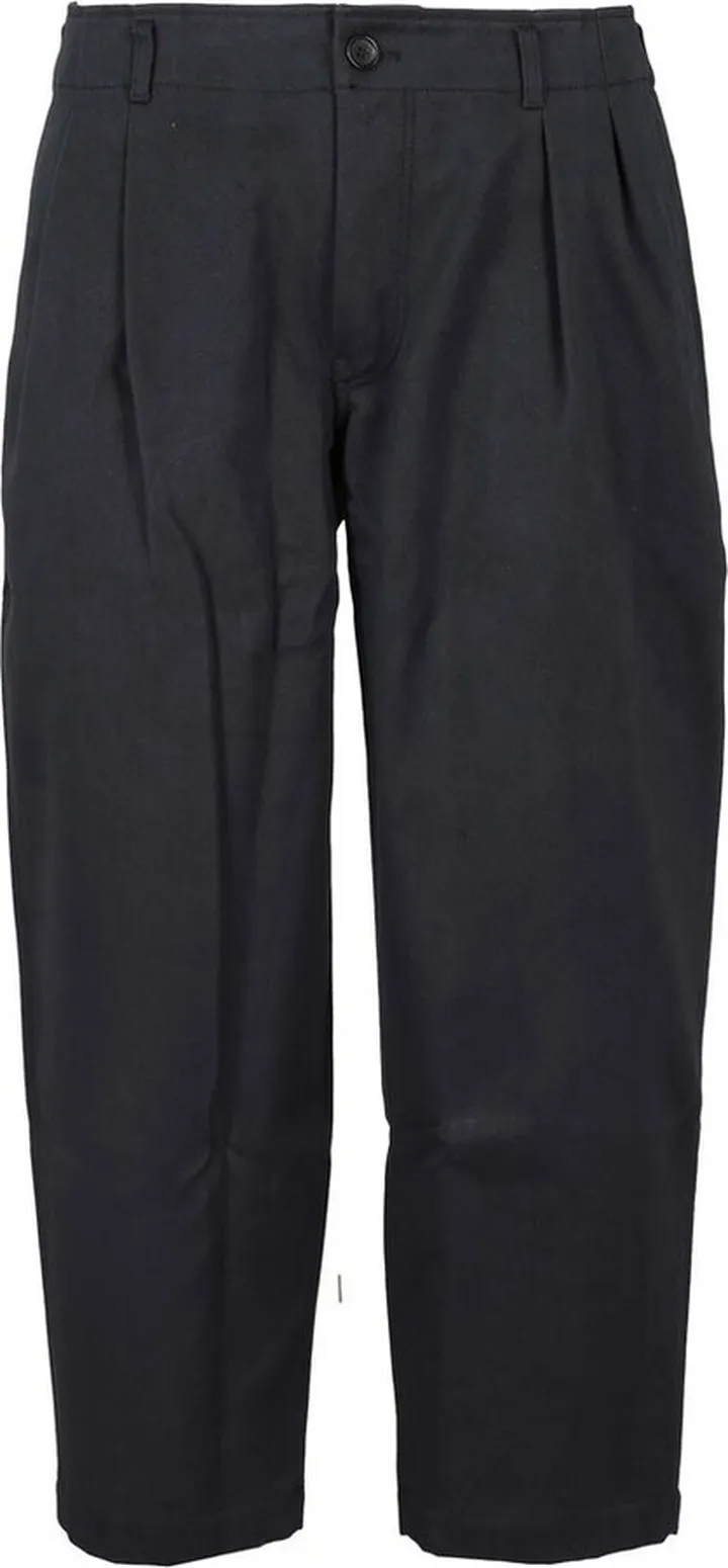 Comme des Garçons Shirt Pleated Cropped Straight Leg Pants