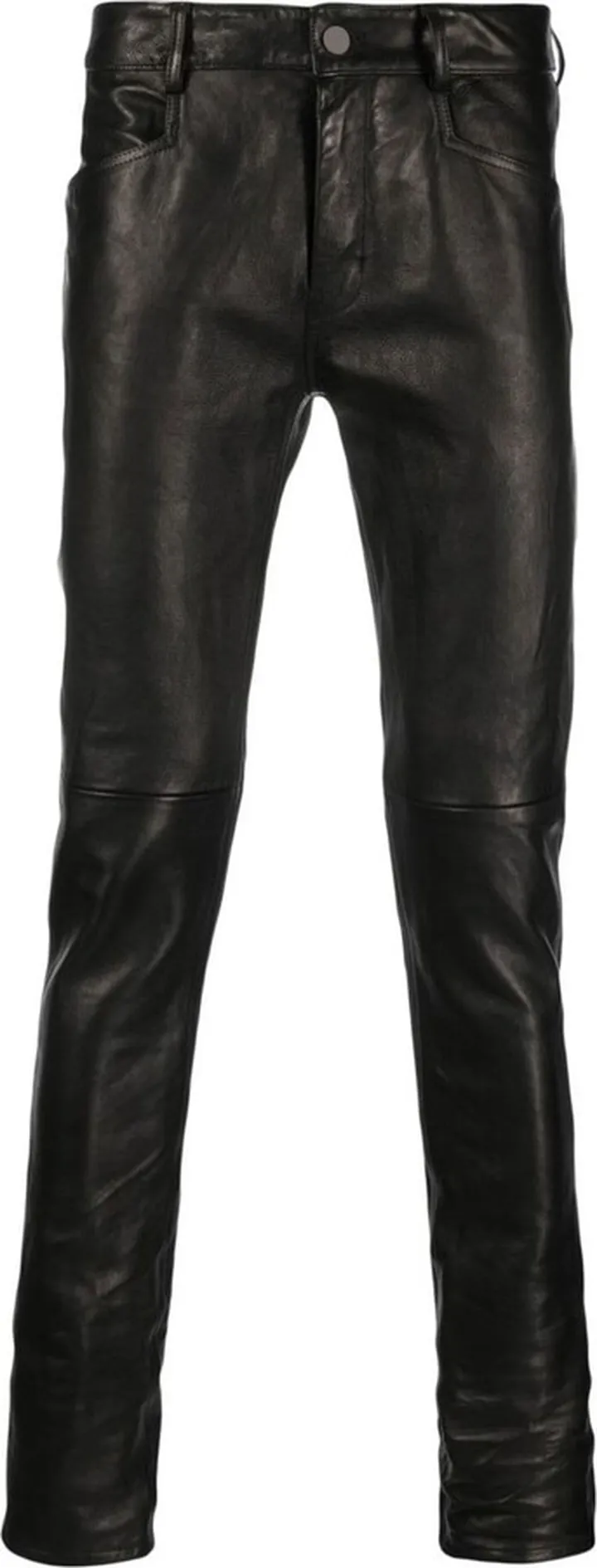 Tyrone Skinny-Cut Leather Jeans