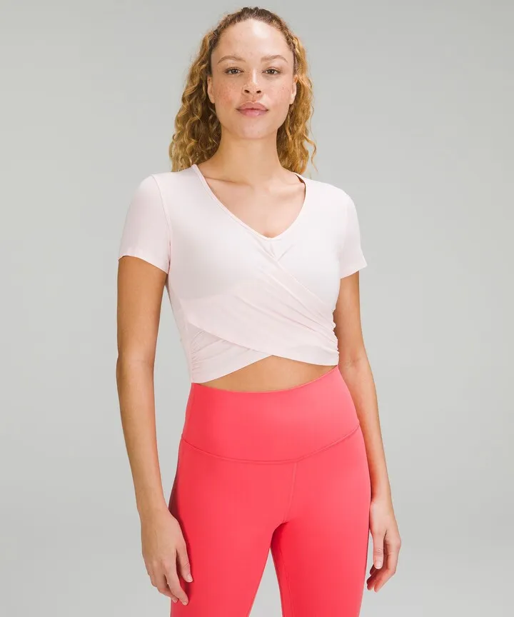 Modal-Blend Yoga Short Sleeve Shirt