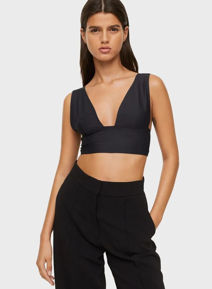 Plunge Bikini Top