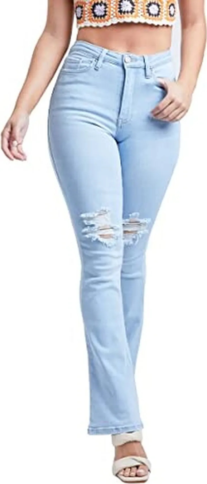 YMI Junior Vintage Dream High-Rise Flare Jeans