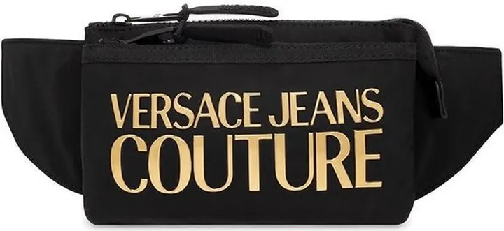 Versace Jeans Couture Logo Embossed Zipped Belt Bag