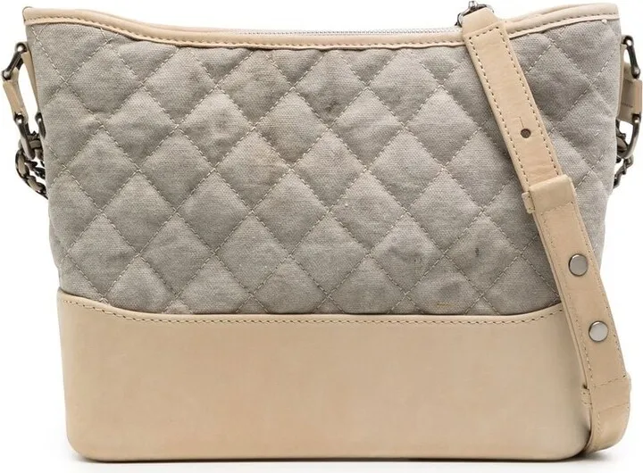 Quilted-Detail Shoulder Bag