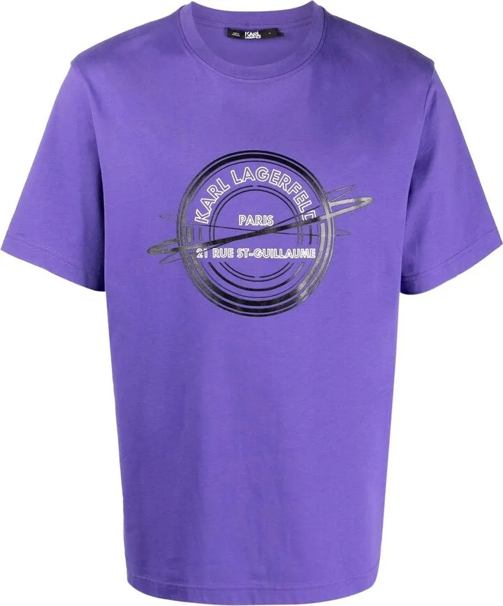 Athleisure logo-print T-shirt
