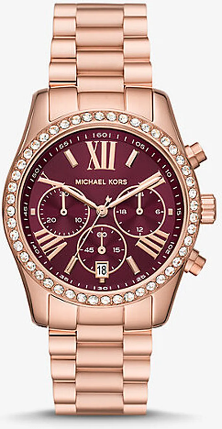 Lexington Pavé Rose Gold-Tone Watch