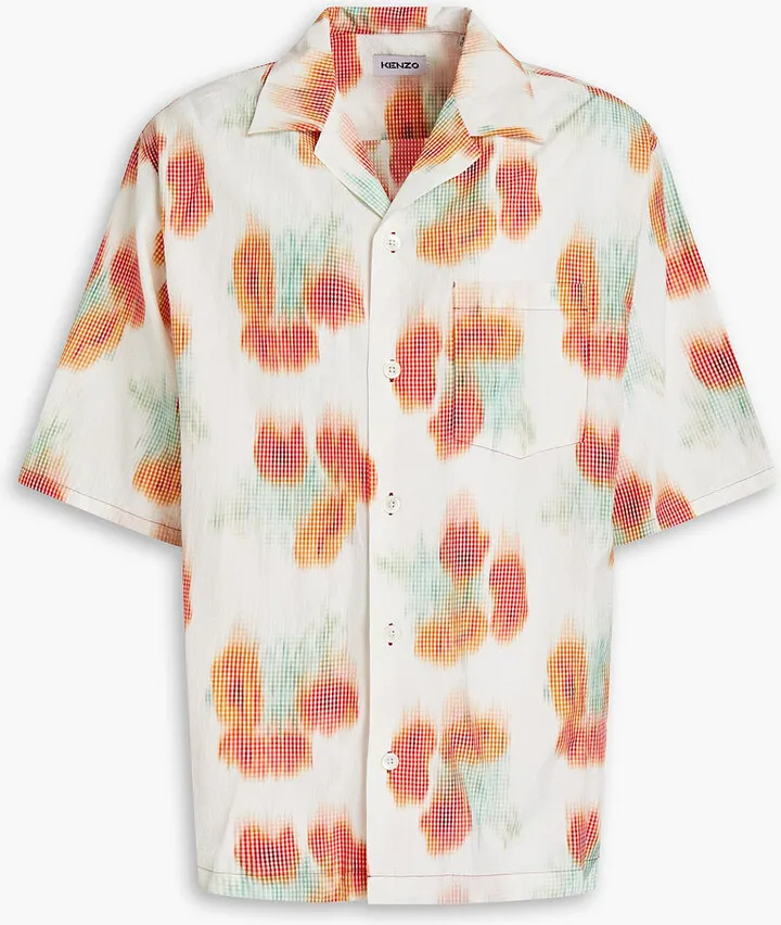 Printed shell shirt