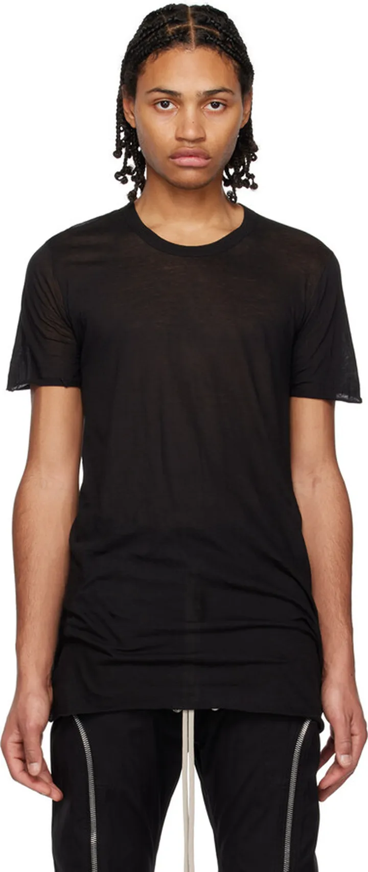 Rick Owens Black Basic T-Shirt