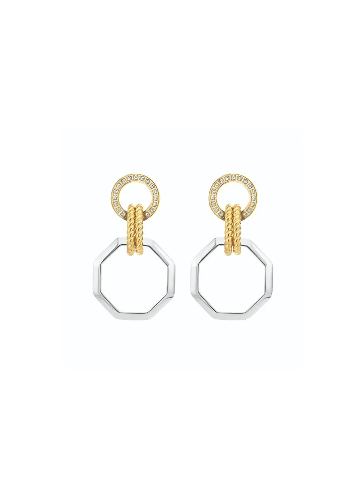 Shaped Drop Earrings