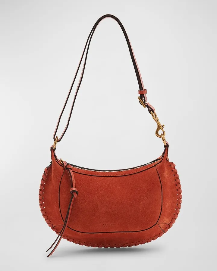 Oskan Moon Suede Shoulder Bag