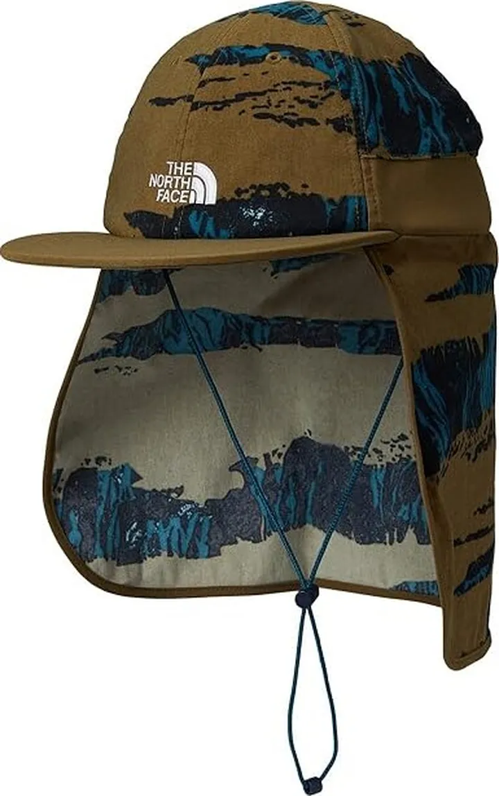 The North Face Class V Sunshield Hat (Military Olive Ravine Camo Print) Caps
