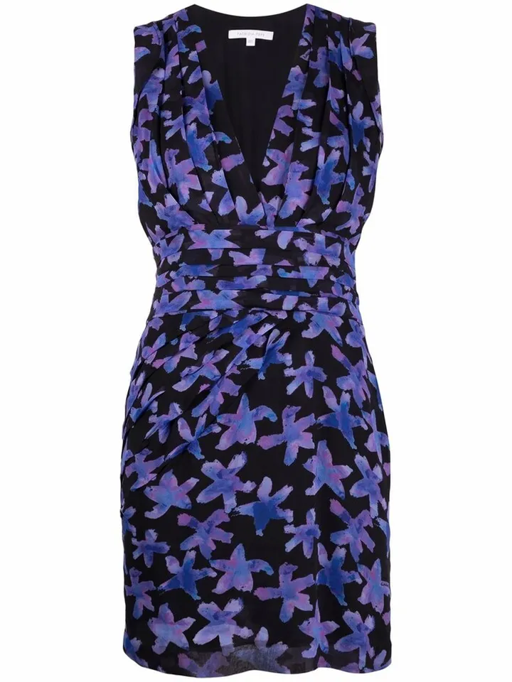 Graphic-Print Minidress