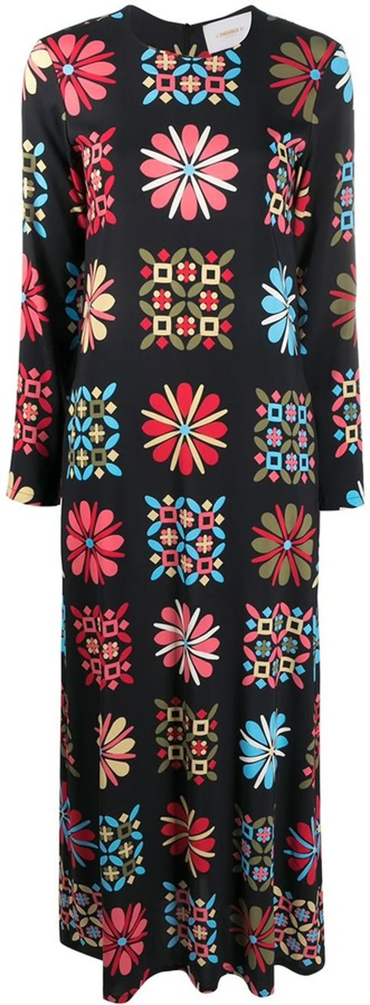Printed Midi Dress