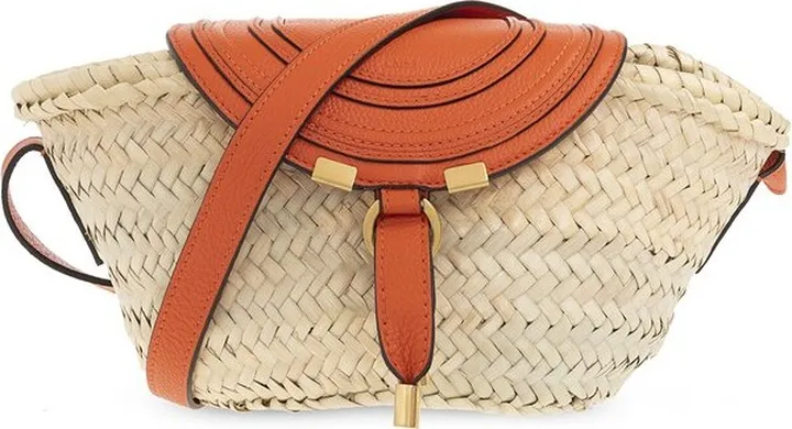 Chloé Woven Foldover Tote Bag