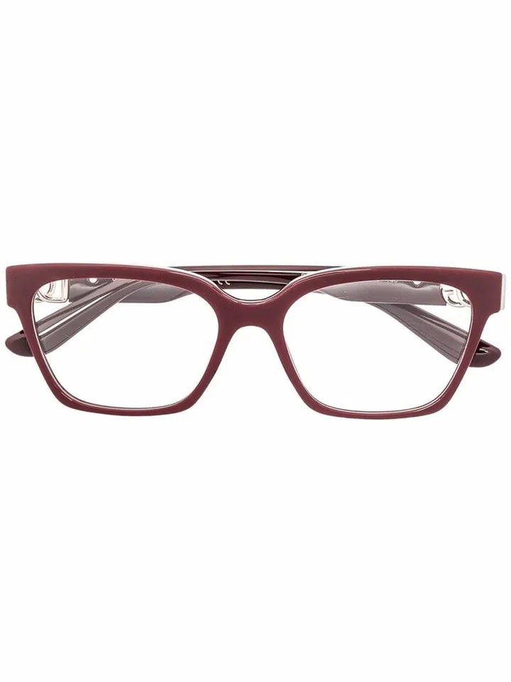 Logo-Plaque Arm Glasses