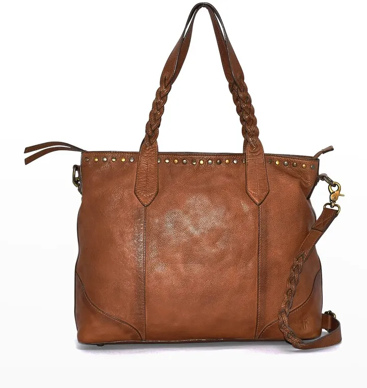 Soraya Zip Leather Shopper Tote Bag