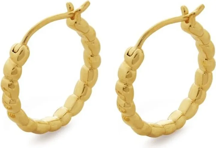 small Nura hoop earrings