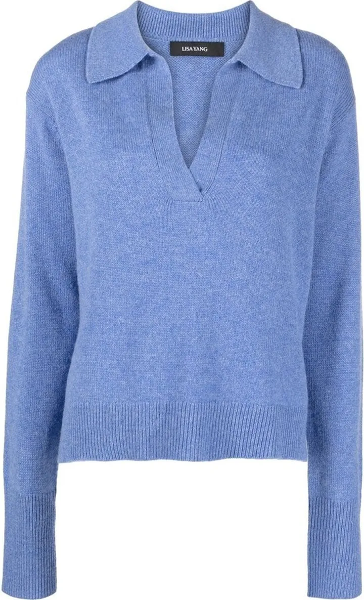 Serena cashmere polo shirt