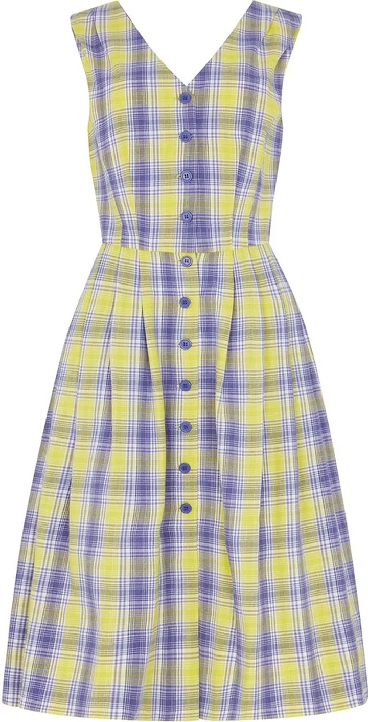 Emily and Fin - Scarlett Lilac Sunshine Plaid Dress