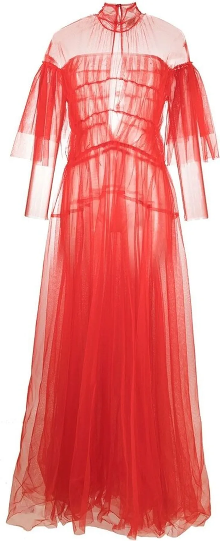 Sheer Tulle Long Dress