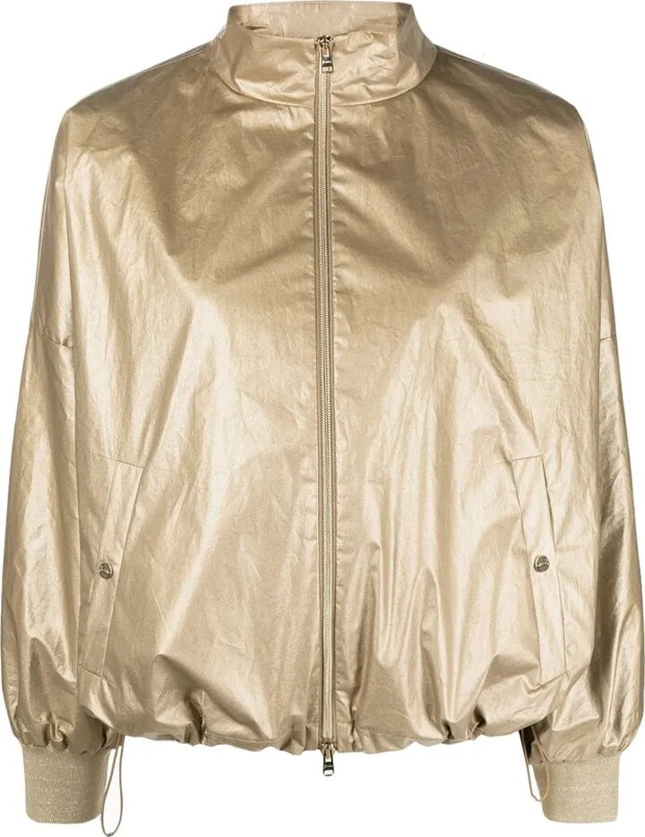 Metallic Bomber Jacket