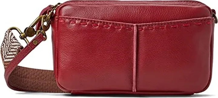 The Sak Cora Smartphone Crossbody (Crimson) Handbags