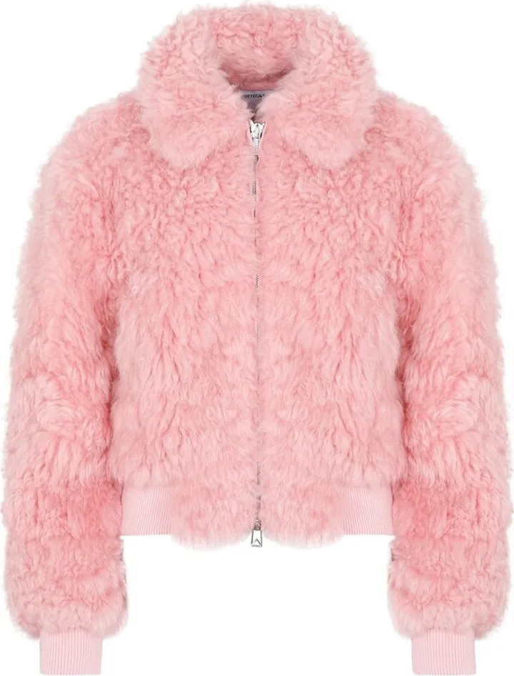 Bottega Veneta Cropped High Neck Jacket