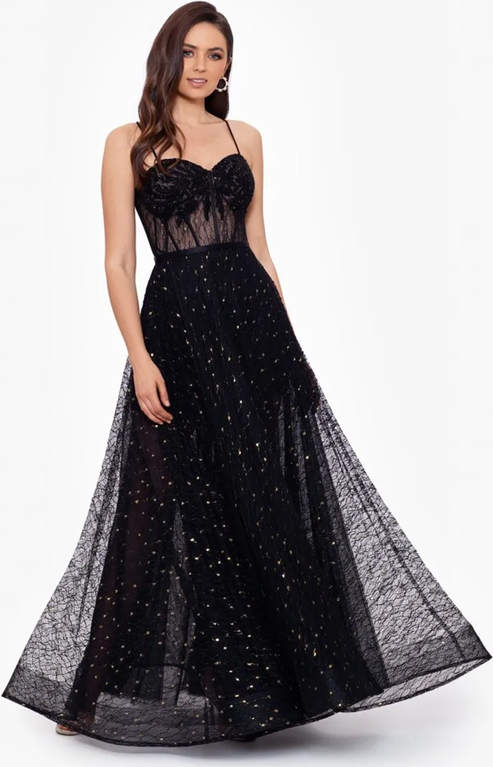 Long Corset Top Ballgown