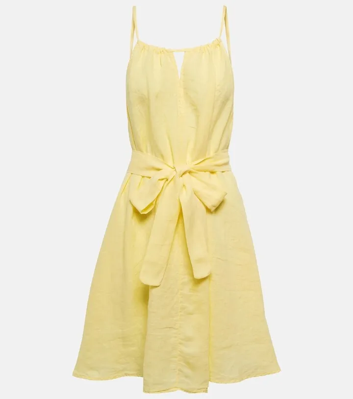 Dora linen minidress