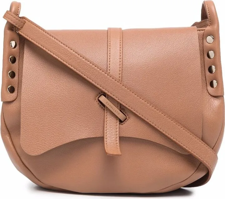 Studded Leather Shoulder Bag